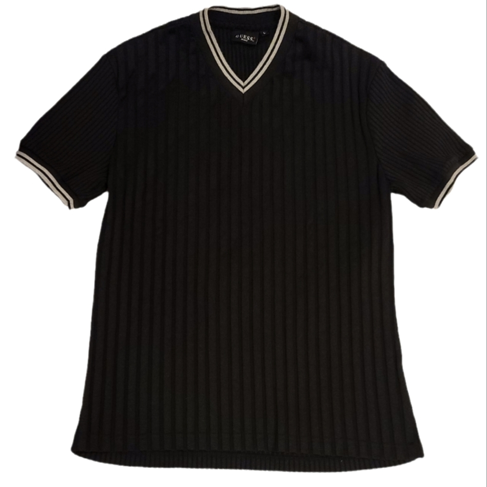 Men's Guess brand Short Sleeve V-Neck Shirt